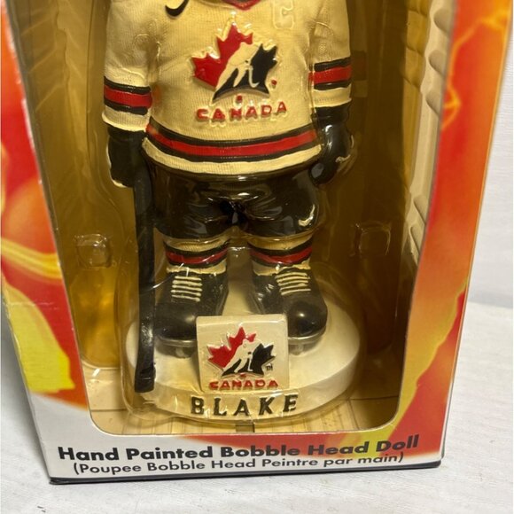 Rob Blake Bobble Head Team Canada NHLPA Bobble Dobbles Collectible Hockey 2002 - Picture 3 of 8